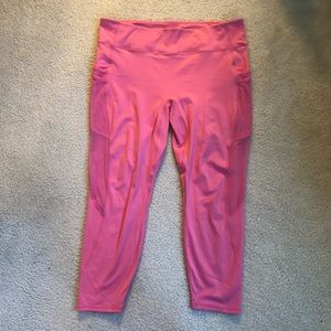 Fabletics Pink 2x Leggings Motion 365 with pockets